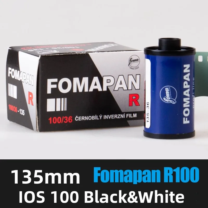 Newest FOMAPAN R100 135mm IOS100 Black and White B&W Negative Film