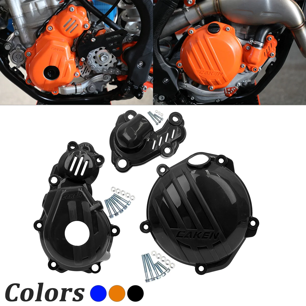 

Motorcycle Clutch Guard Ignition Water Pump Cover Protector For KTM EXC-F SX-F XC-F FC FE FX 250 350 2016 2017 2018 2019 2020