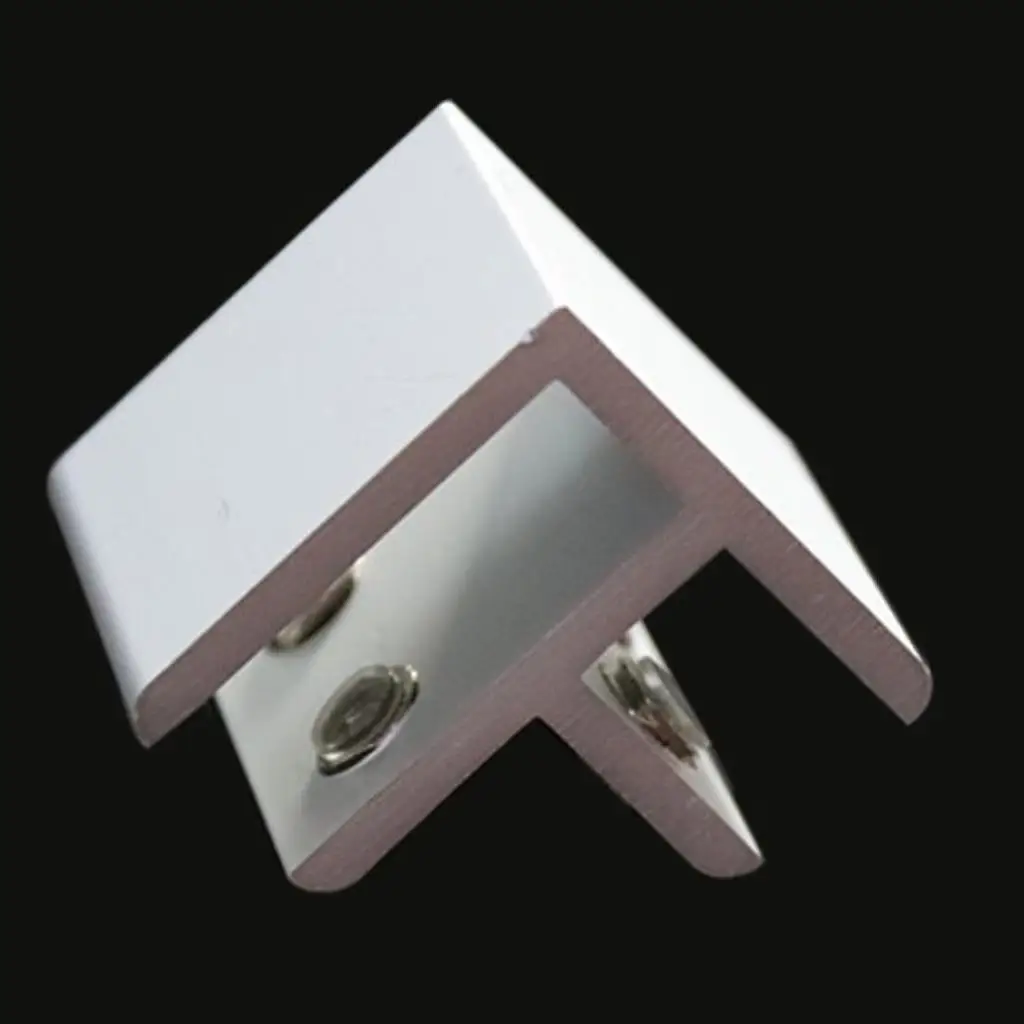 

Fixed Clamp Glass Brackets for 8-12MM Thickness Glass Silver