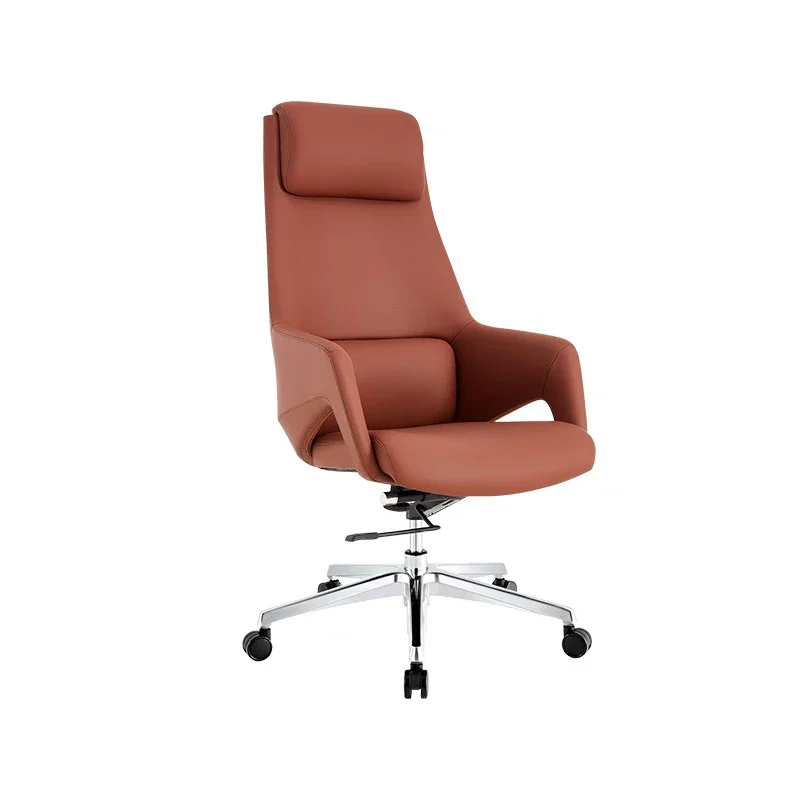 Office Furniture Visitors Chairs Leader PU Manager office chair Leather Swivel Ergonomic  Executive Leather Chair