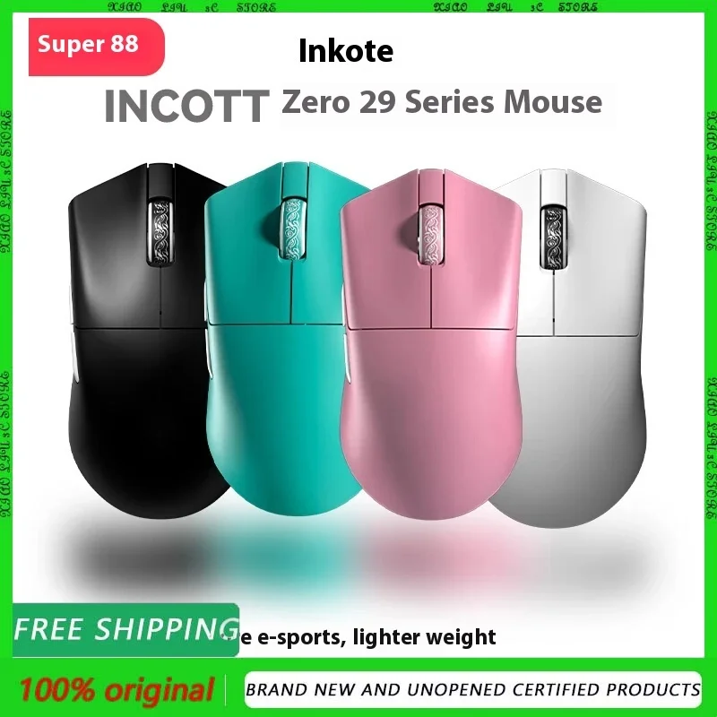 

Ironcat 029 Lightweight Wireless Mouse for Esports And Office Bluetooth 3-Mode 8K Game Ready Gift for 3395 Female Player