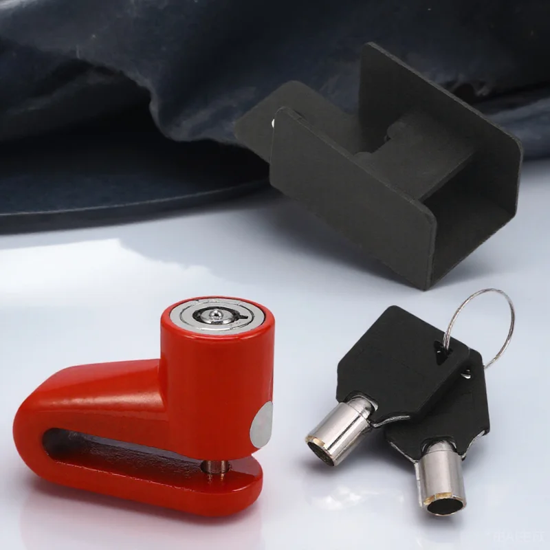 Bloqueo de freno de disco para bicicleta, motocicleta, bloqueo de seguridad antirrobo, ajuste Universal para Scooter, 1 pieza, construcción de Metal resistente, Simple
