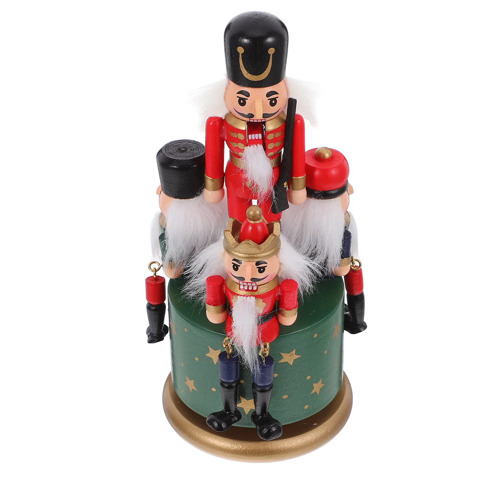 Nutcracker Sound Box Office Decorations Musical Adorn Xmas Designed Vintage Retro Christmas