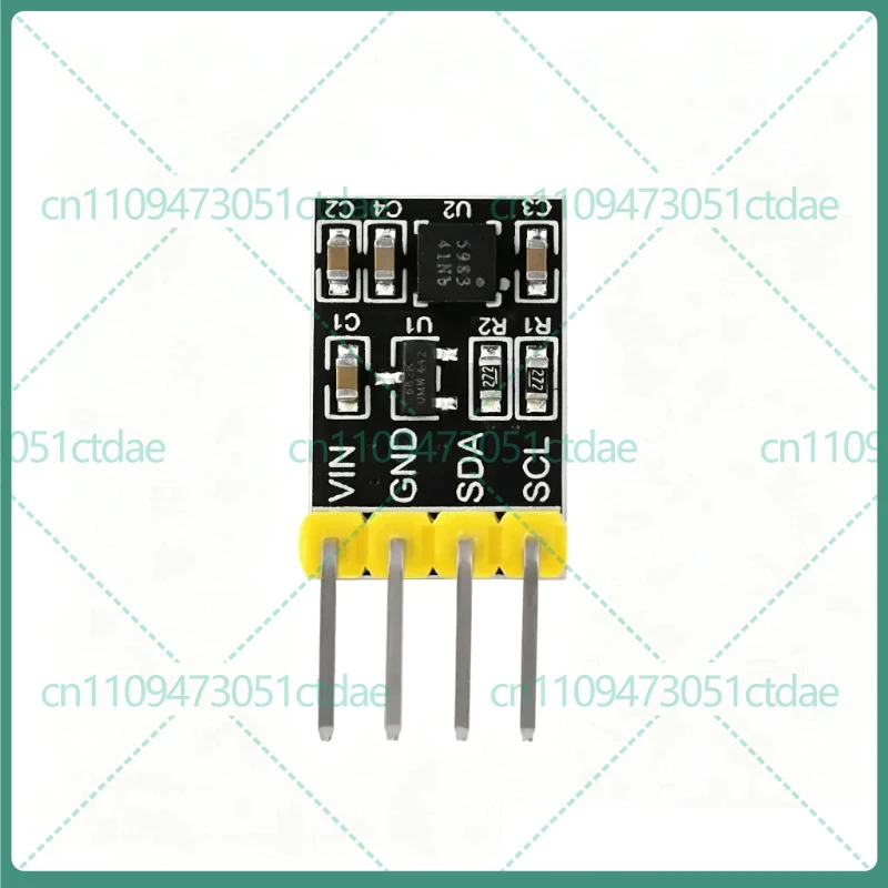 2-8pcs For MMC5983MA 3 Axis Magnetometer Module Electronic Compass I2C SPI High Precision Magnetic Sensor Board