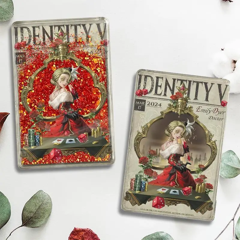

Identity Ⅴ Emily Dyer Doctor Acrylic Quicksand Mahjong Stand Model Anime Cosplay Game Brick Desktop Collection Decor