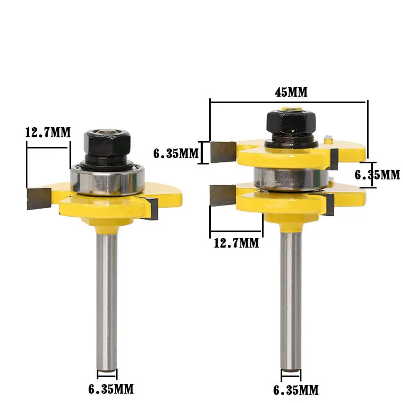 JUSTINLAU 2pcs 1/4