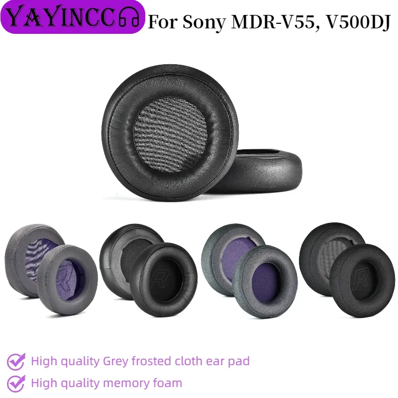 

New Arrivals Replacement Earpads Cushion For Sony MDR-V55, V500DJ Headphones Memory Sponge Sleeves Cover Case Repair Parts