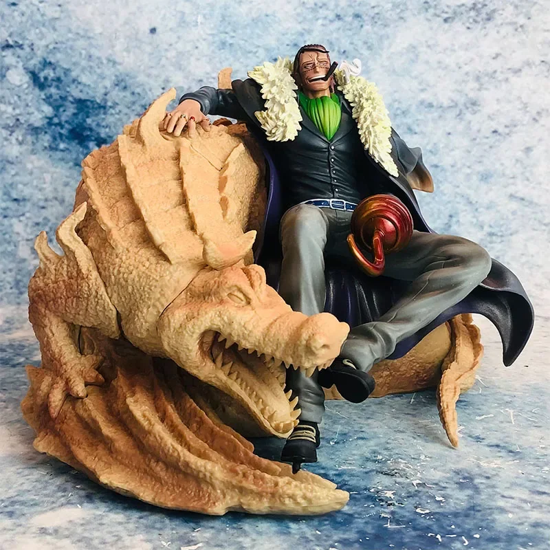 

One Piece Anime Figure King Of The Desert Sir Crocodile Action Figure Figurine Collectible Ornament Model Room Decor Kids Gifts