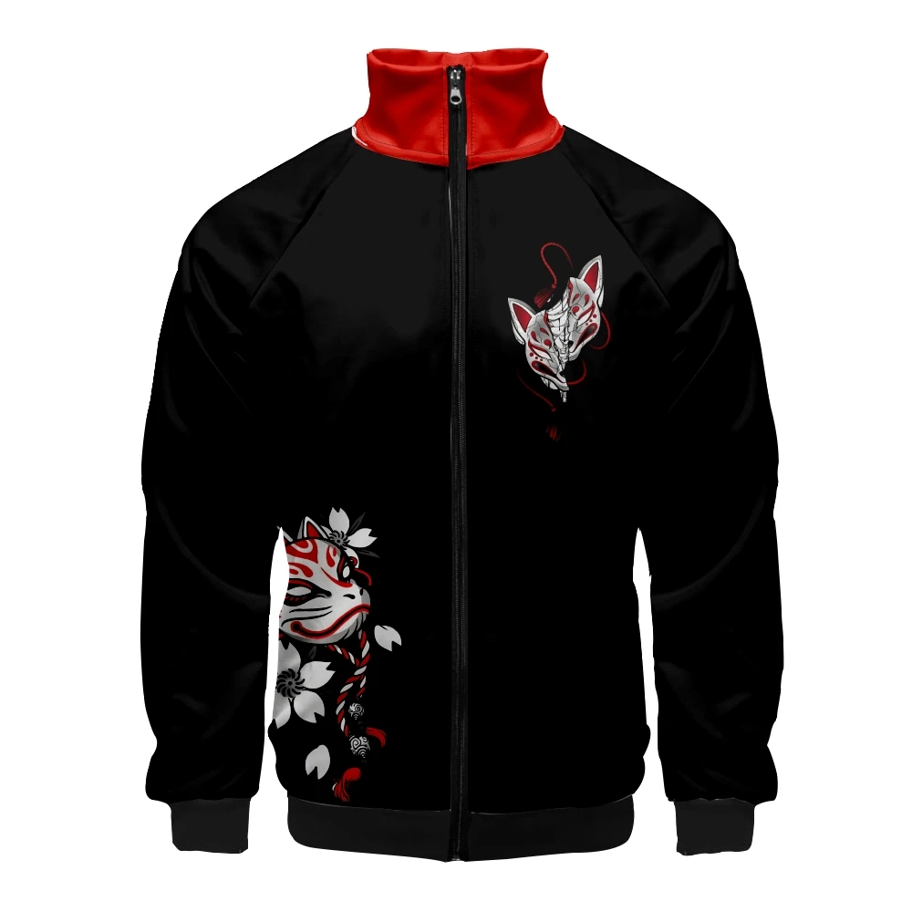 Coats 3D Printed Anime Sword Demon Pattern Hoodie Men Cosplay Costume Boys Jacket Sweatshirts
