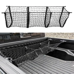 Cargo Net for Pickup Truck Bed Trunk Cargo Storage Organizer Mesh Cargo Net Truck Bed Interior Accessories Car Rear Storage Set