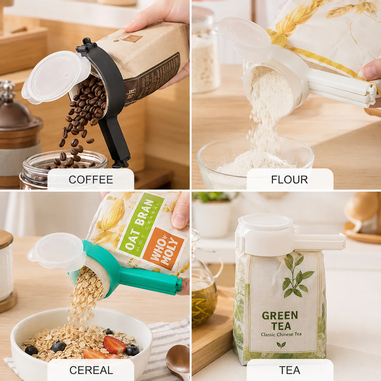 Klip Penyegel Kantong Serbagun - Coffee Tea Bags ulasan dan harga