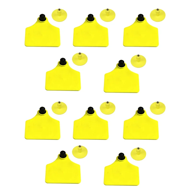 N75R-10 Pz RFID Uhfanimal Ear Tag ISO18000 6C Electronic Ear Tag Rfid Uhf Tag 860-960Mhz LF 134.2Mhz