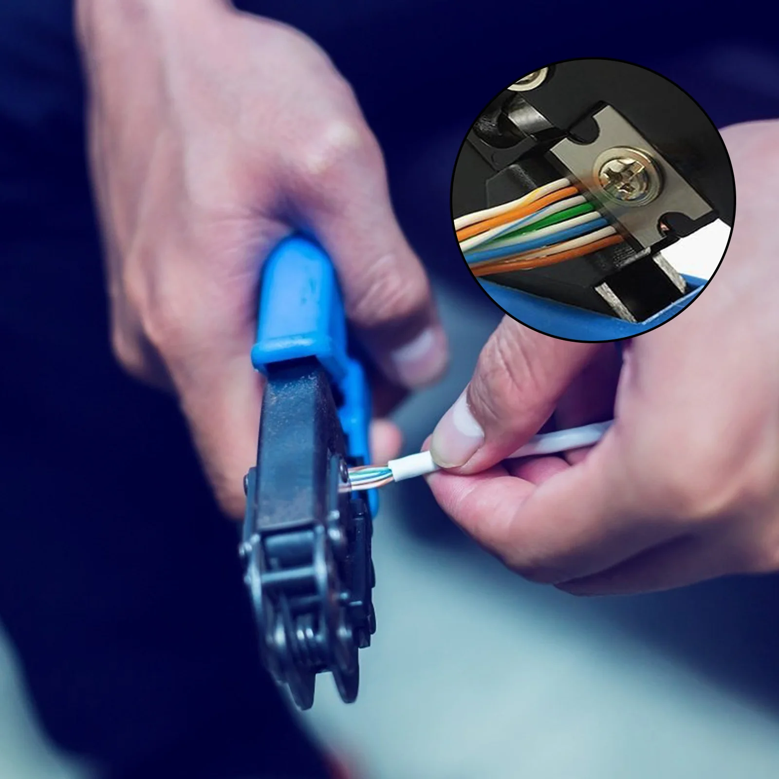 

20Pcs Network Cable Pliers Blades Solid Sturdy Corrosion Resistant Crimping Wire Stripper Accessories Crimp Tool Cutter