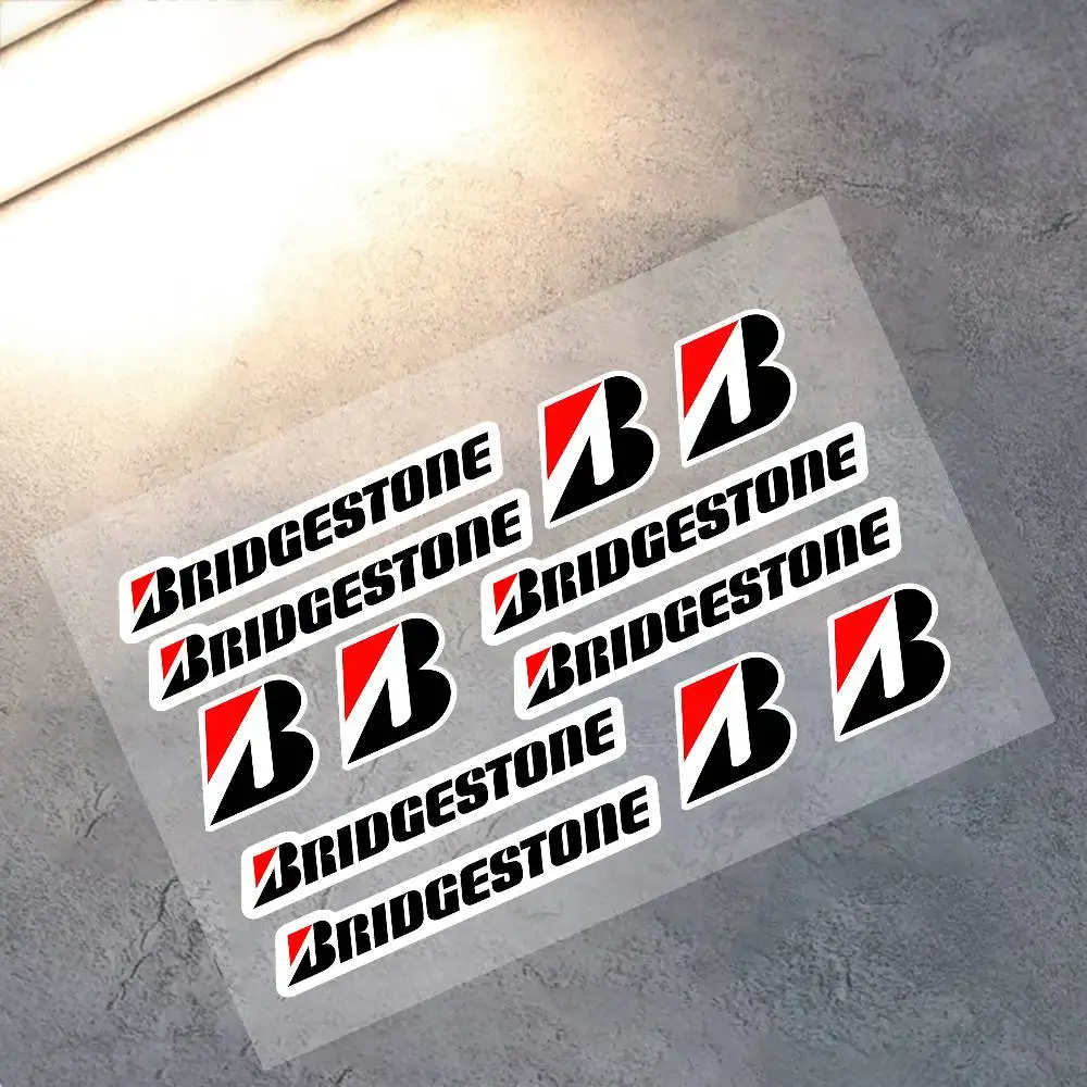 Pegatinas para Motocicletas Bridgestone, Calcomanías con Logotipo, Emblema para Tanque