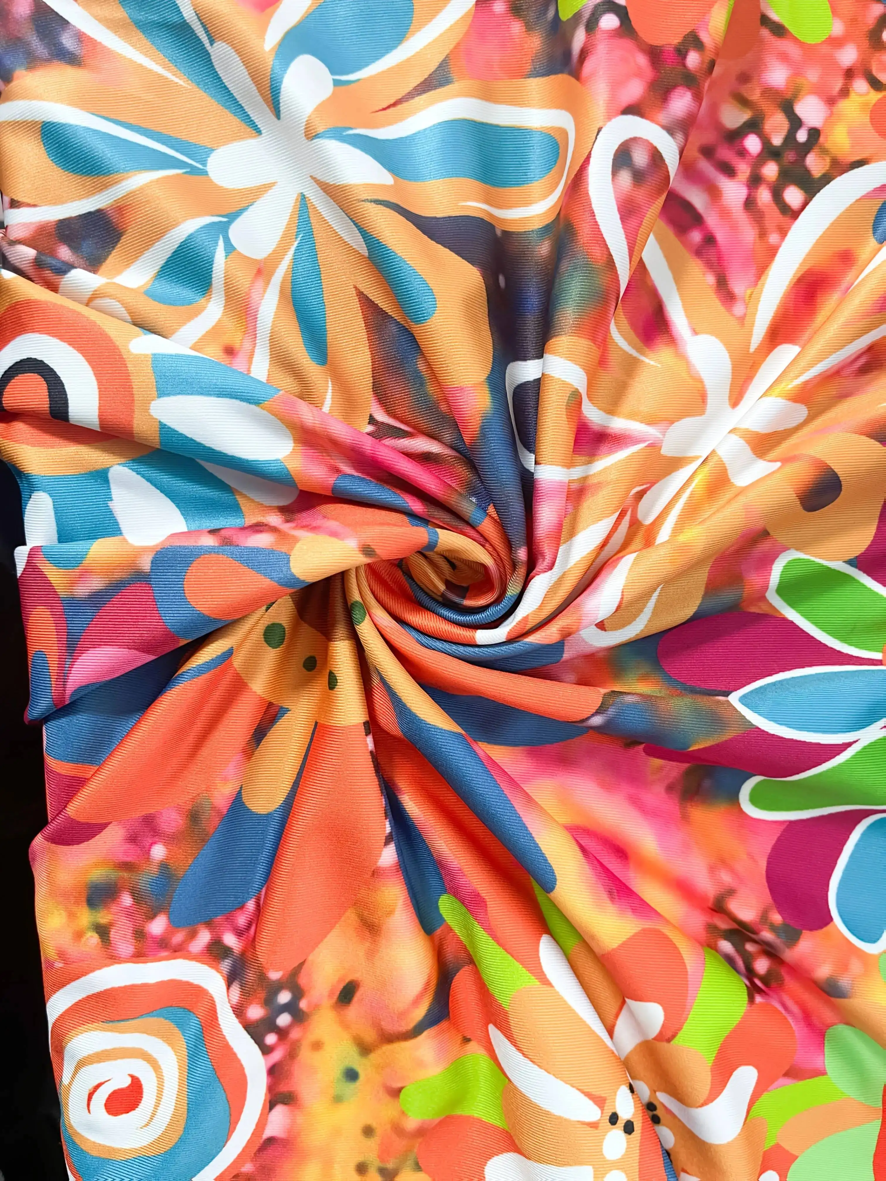 Women's Vibrant Floral Print Sleeveless Dress Spring/Summer Vacation Style Dress Fashion Sweet Womne Tank Mini Dress Tops VMA8