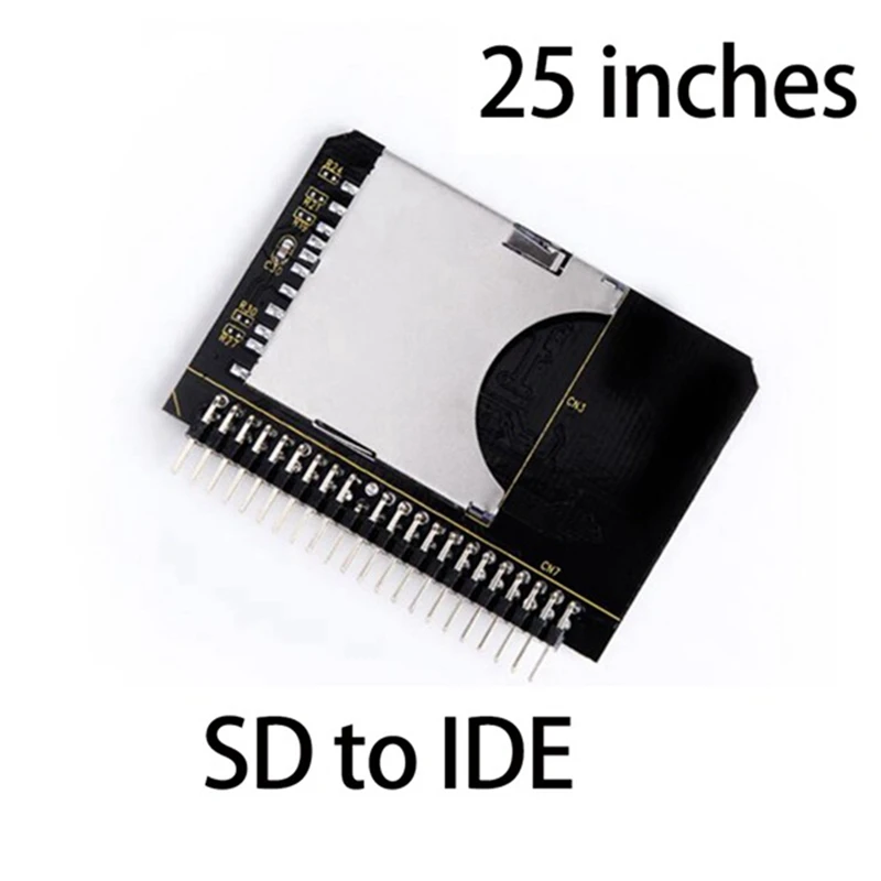 2 Pieces Of IDE SD Adapter SD To 2.5 IDE 44Pin Hard Drive Adapter Card Male SDHC/SDXC/MMC Suitable For Notebook Computer