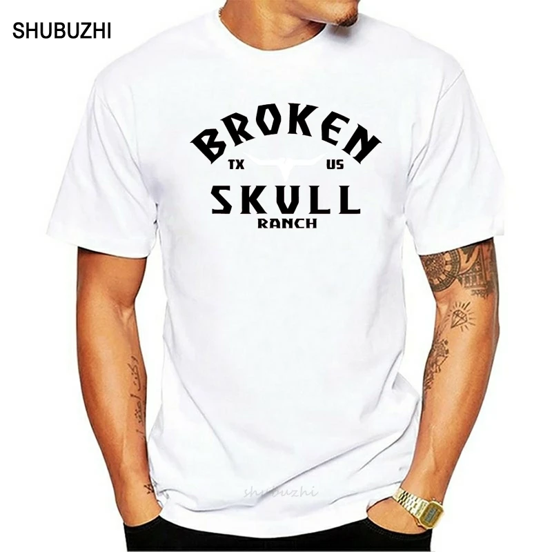 BROKEN SKULL RANCH T-shirt - BSR - S-3XL - M/F IPA Challenge T Shirts Casual Brand Clothing Cotton Men Lastest