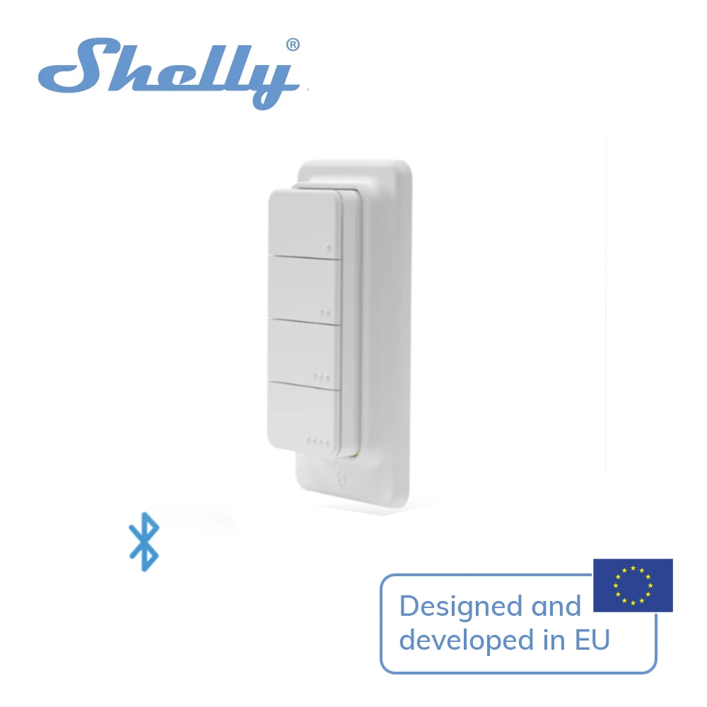 

Shelly BLU RC Button 4 With Up To 16 Different Actions control your lights Appliances Garage Doors more simple Click combination