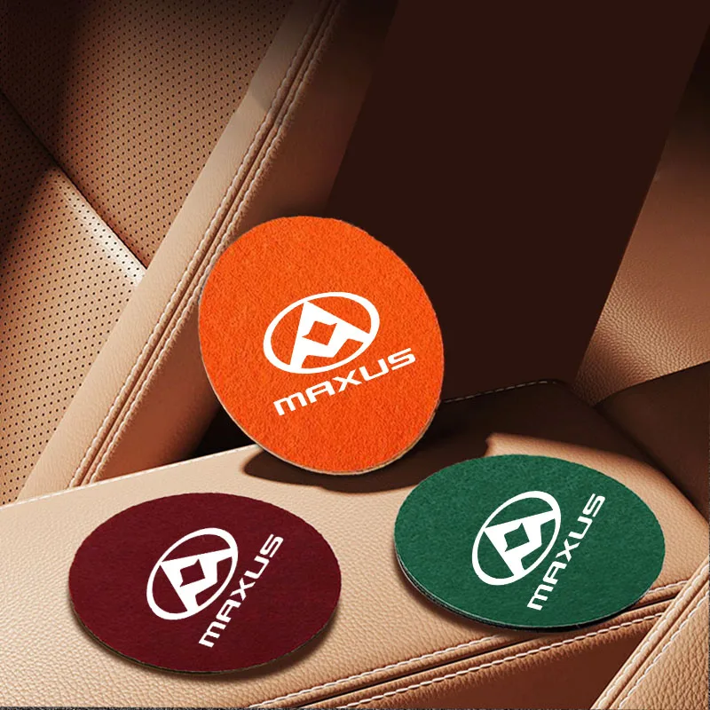 

Automobile round felt water coaster For SAIC Maxus T60 T70 T90 Pickup D60 D90 D20 G50 G10 G20 T90 V80 T70 V90 Car Accessories
