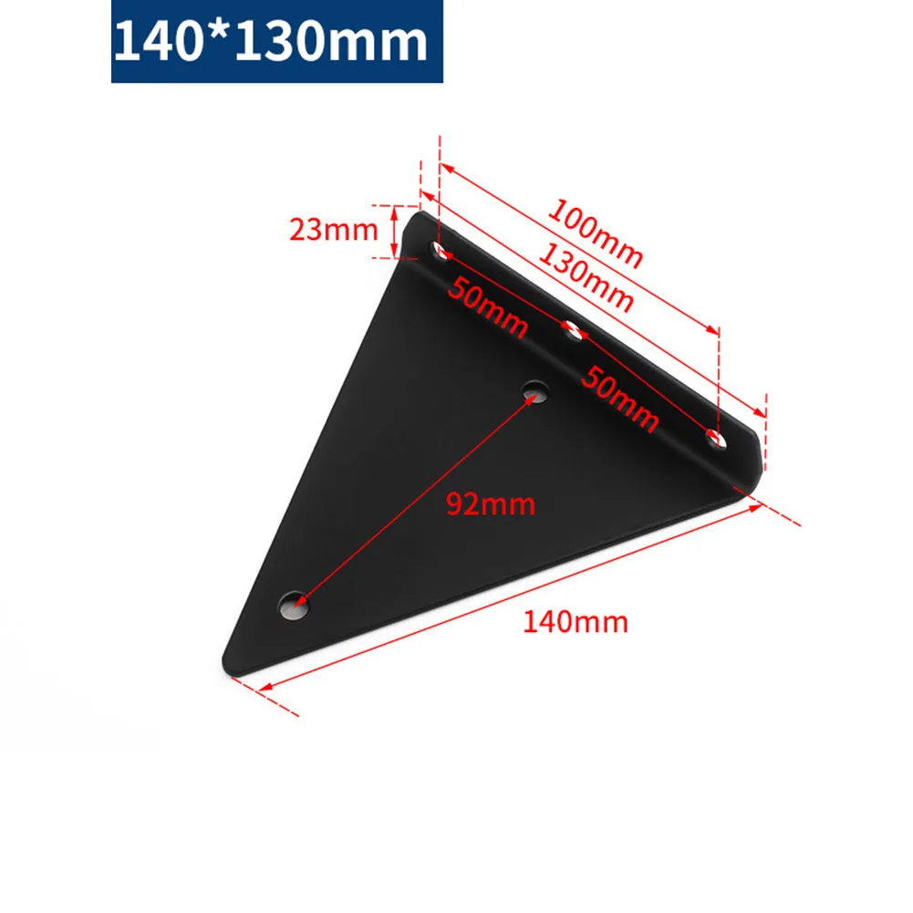 Triangle Shelf Triangle Bracket Wall Mounted White Black Furniture Heavy Duty Invisible Steel Support Brackets