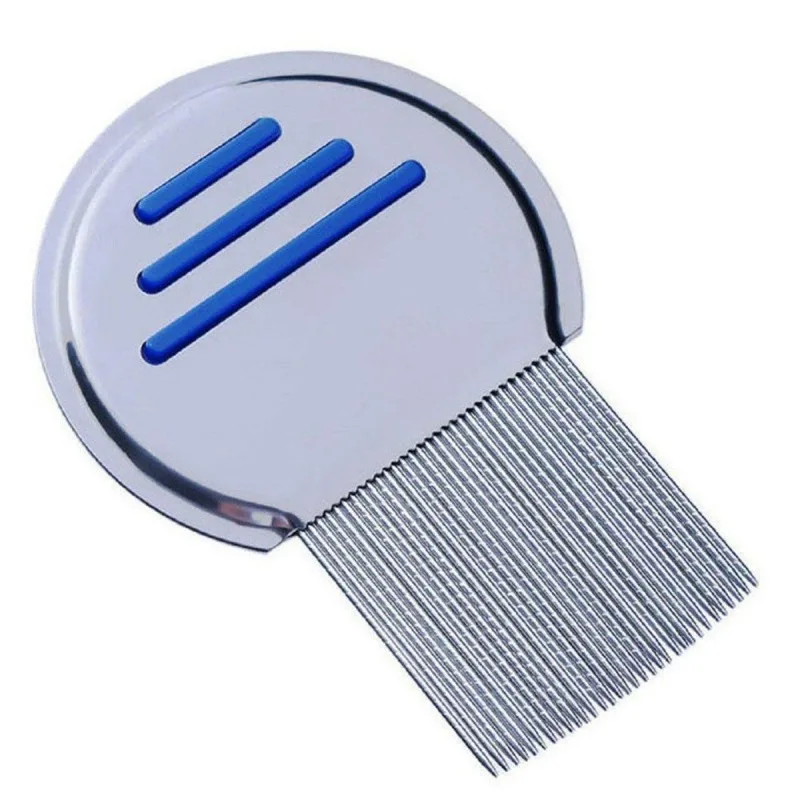 Stainless Steel Terminator Lice Comb pet/Kids Hair Rid Headlice Super Density Teeth Remove Nits Comb Nit Free