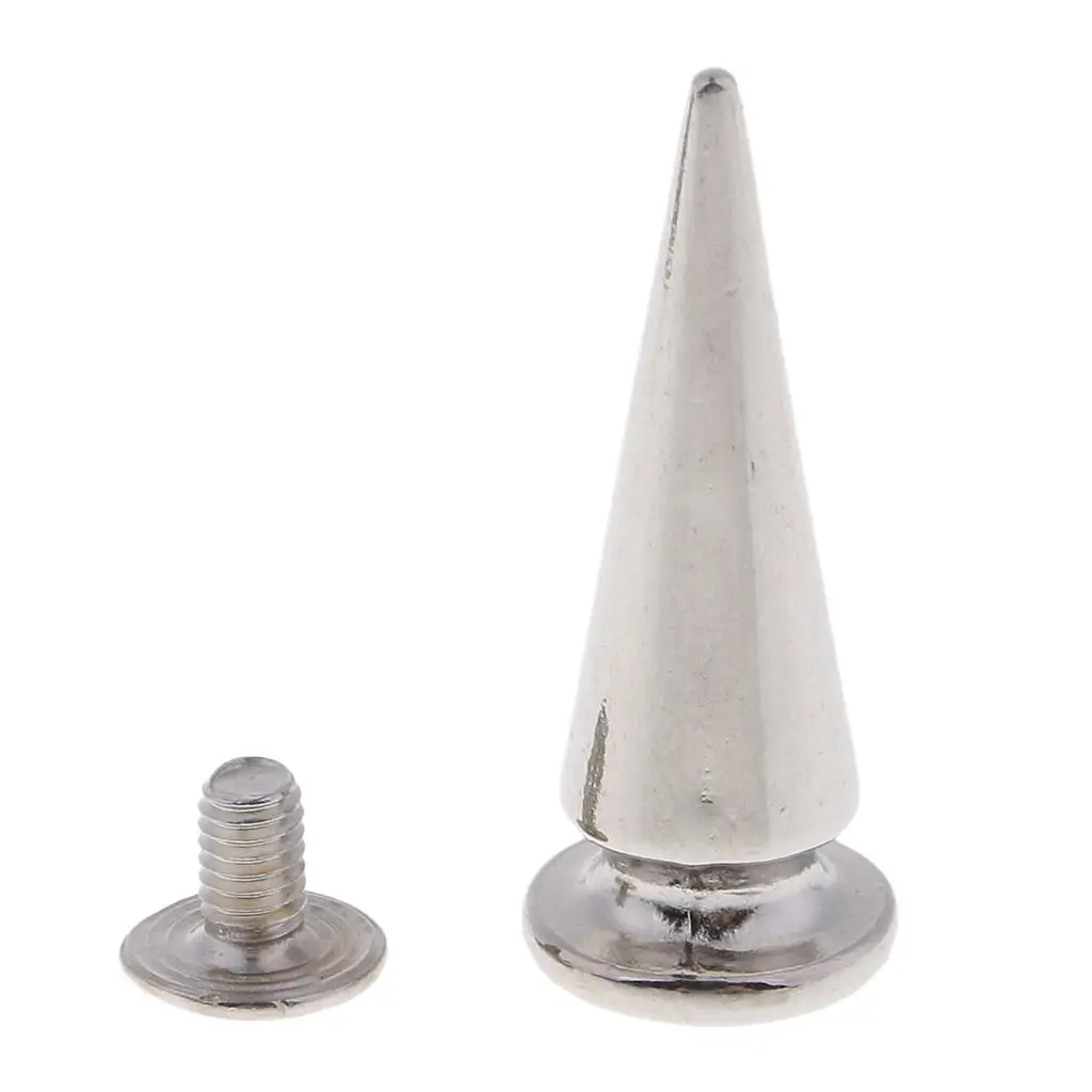 Punk Screwback Metal Studs Decorative Upholstery Nails Craft Hardware Accessories for DIY Leather Craft Bags Clothes Decorations