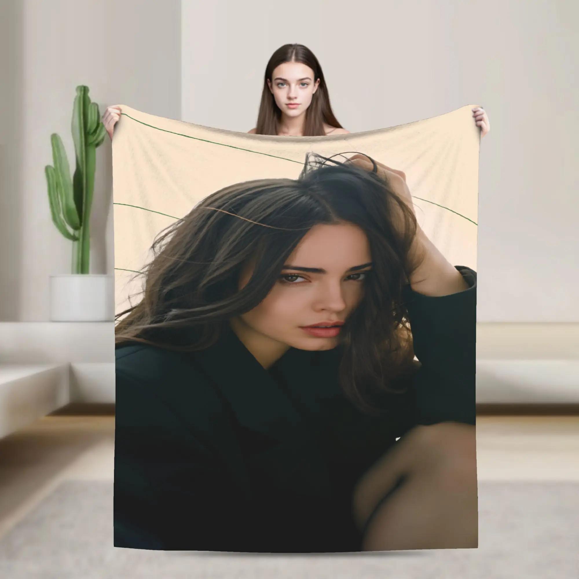 Warm Soft BlanketBoy Girl Travel Actor Sofia Carson  Bedding Throws  Flannel Bedspread For Living Room Fashion Sofa Bed Cover