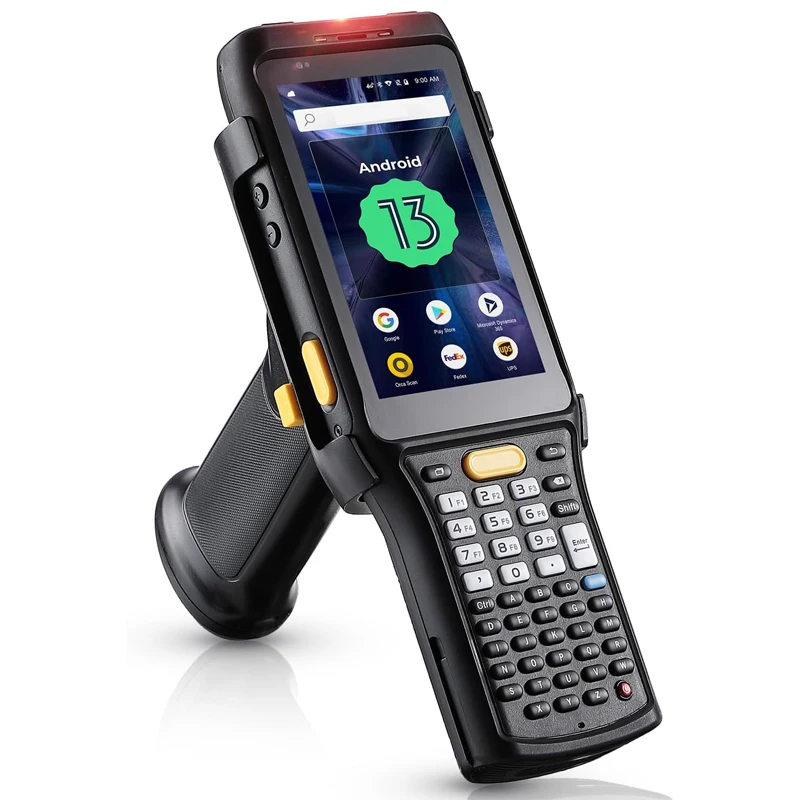 

C61 Android 13 PDA Equip with Zebra 4850 Barcode Scanner 20m Long Distance Inventory Scanner with Pistol Grip