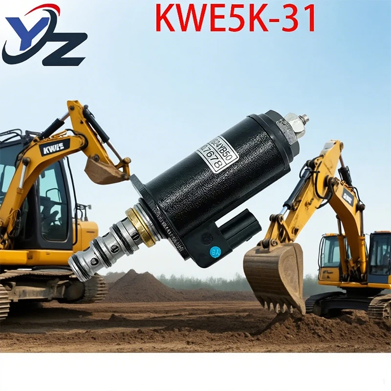

KWE5K-31 / G24YB50 Rotary Solenoid Valve Excavator for Kobelco SK200-8 SK250-8 SK330-8 SK330-8 SK350-8 YN35V00051F1