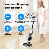 Cordless Hard Floors Cleaner Liectroux I7Pro Lightweight Wet Dry Vacuum Cleaners for Multi-Surface Cleaning,Smart Control System