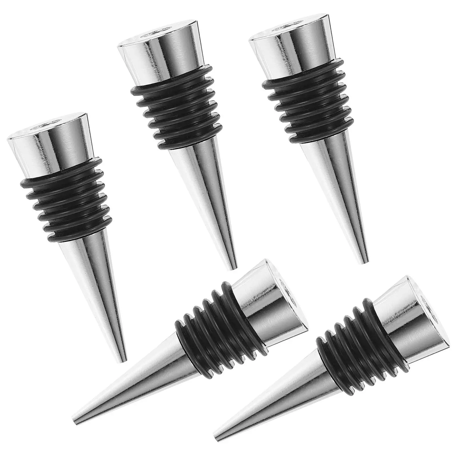 

5 Pcs Stopper Bottle Stoppers Diy Resin Silicone Mold Blank Corks Airtight Bottle Stopper Mold Sealing Stopper Crafts