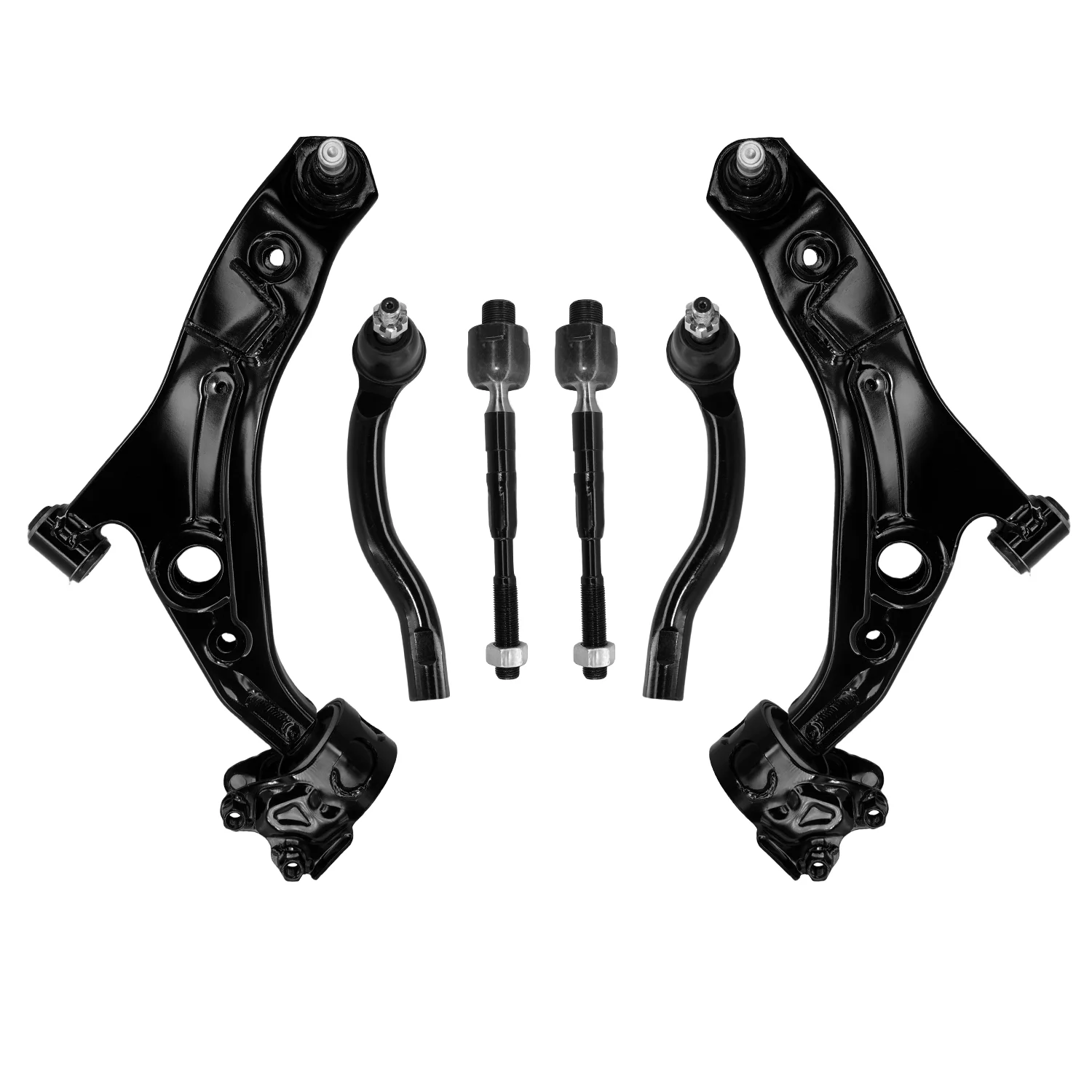 

AzbuStag 6Pcs Front Lower Left Right Control Arms Outer Inner Tie Rod for Ford Edge Lincoln MKX 2007 2008-2015