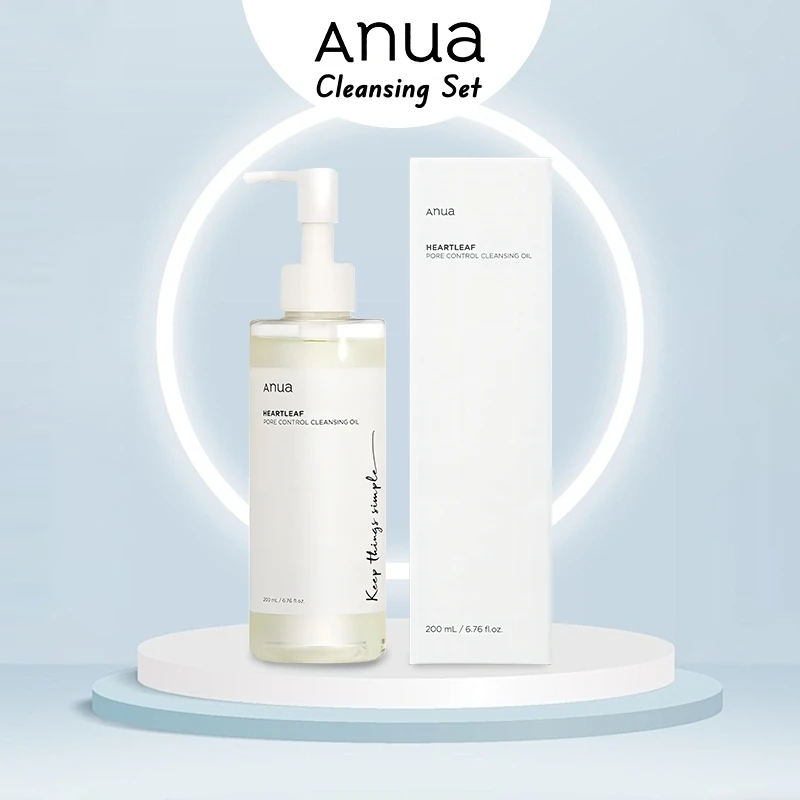 Anua Heartleaf prodotti per la cura della pelle Toner Set per la pulizia profonda 77% Toner lenitivo e controllo dei pori olio detergente controllo dell'olio detergente