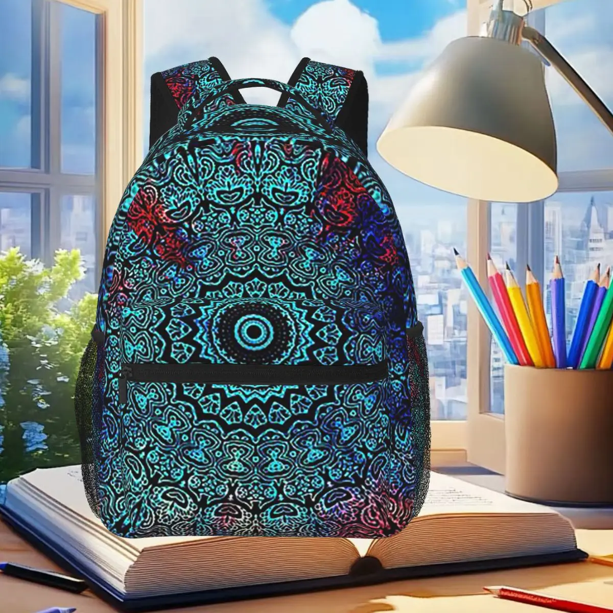 

Богемный рюкзак Passion Mandala Zen Yoga для медитации, студенческий рюкзак для мальчиков и девочек, детская сумка, компьютерные сумки на плечо для мужчин и женщин