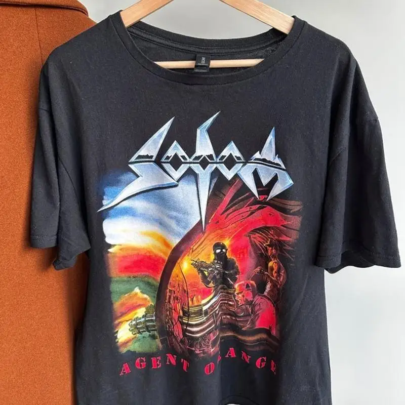 Sodom Band Agent Orange Basic Black T Shirt S 5Xl Nh20524