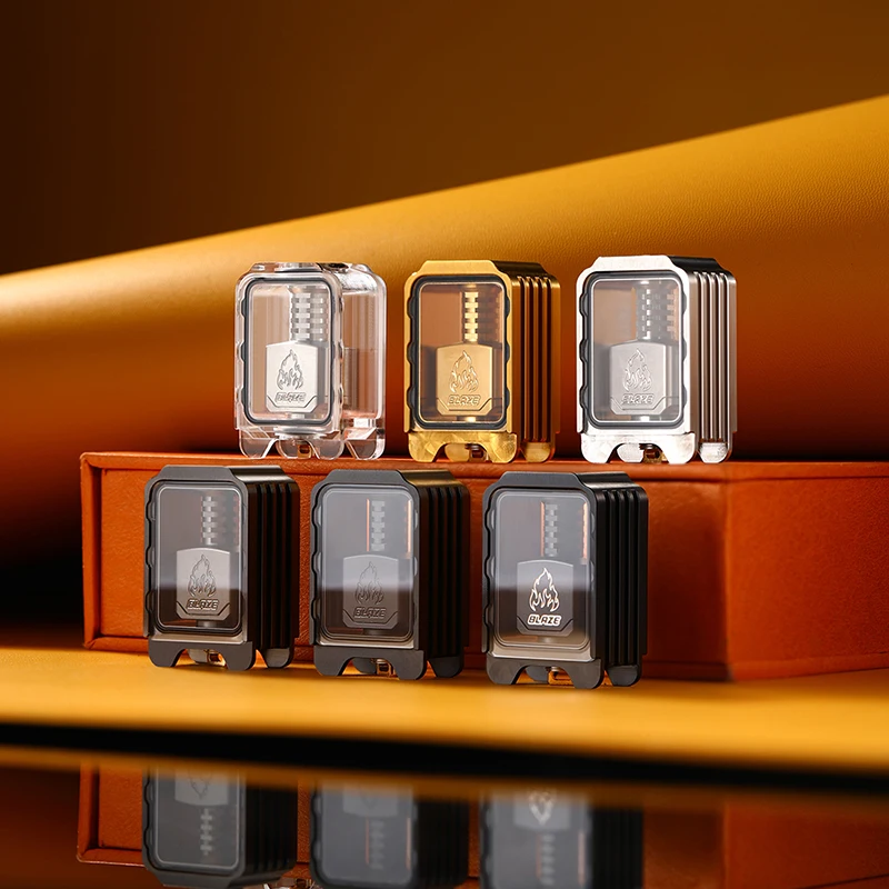 إبداعات Thunderhead الأصلية x جسر مايك بليز مع خزان منزلق نظارات مفردة/مزدوجة بورو رذاذ لـ Blaze AIO Vape Mod #2