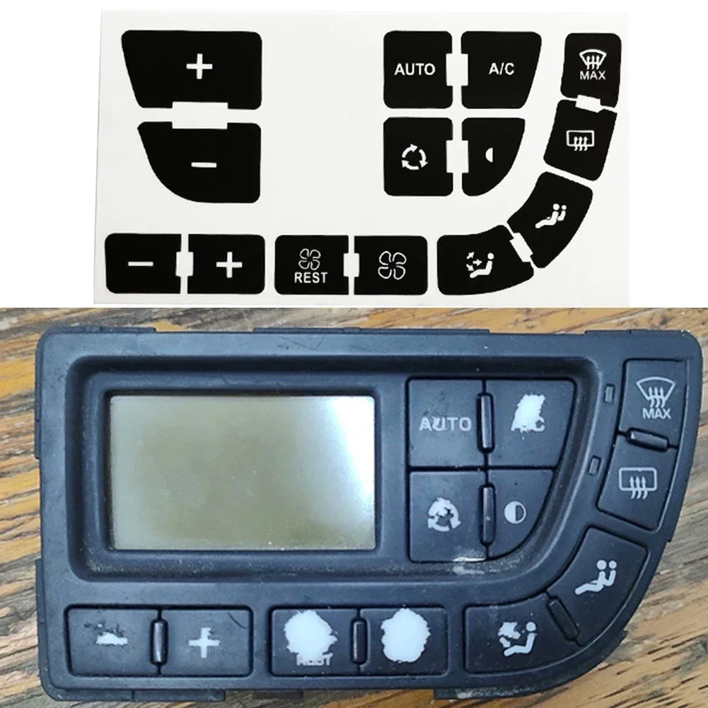 รถไวนิลเกรดสูงสติกเกอร์ซ่อมปุ่มสําหรับ C4 สําหรับ Grand สําหรับ Picasso Push ปุ่มซ่อม Decal สติกเกอร์อุปกรณ์ตกแต่ง