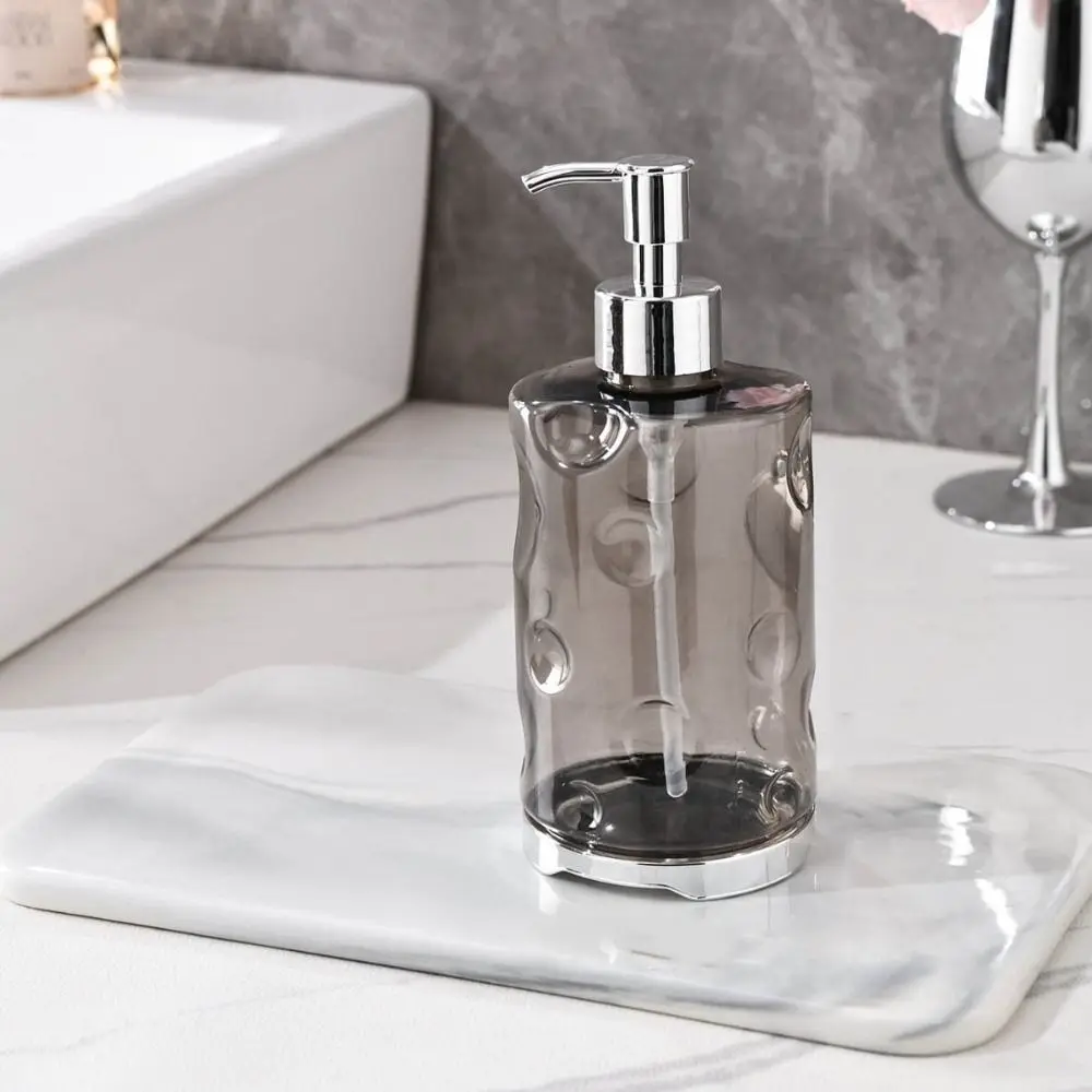 Reusable Bathroom Soap Dispenser Press Type Clear Wash Dispenser Bottle Empty Refillable Hand Pump Dispenser Liquid Container view 2