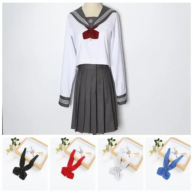

Japanese solid color JK uniform bow tie school uniform bow tie sailor suit bow tie hexagonal collar flower