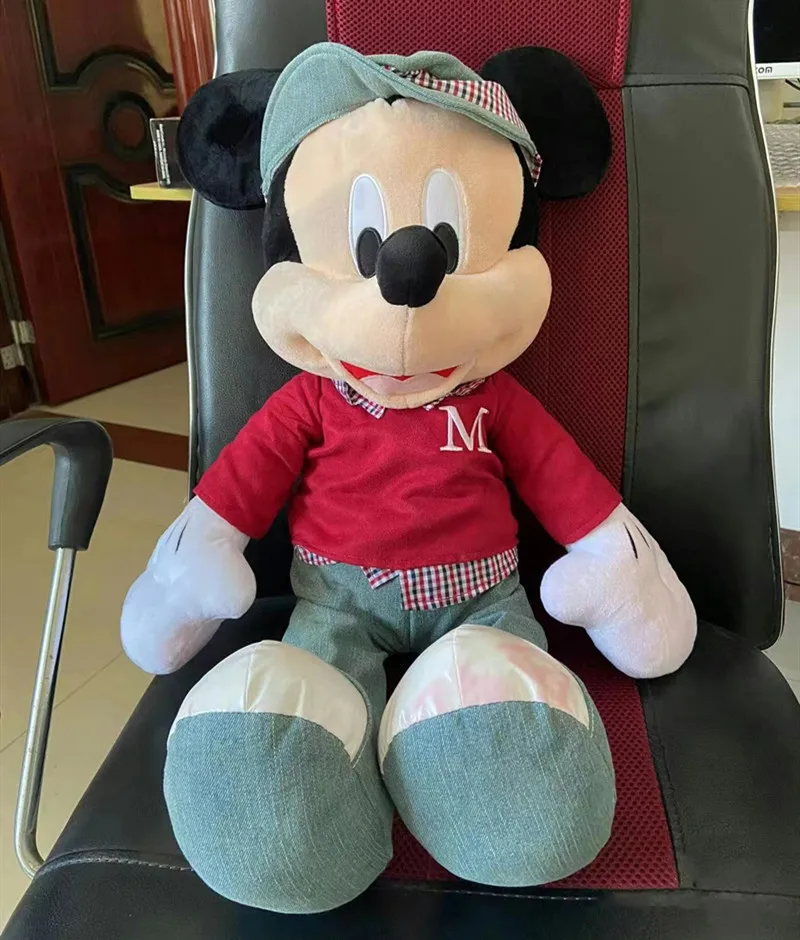 62CM Original Disney Mickey Hat Cosplay Giant Cartoon Plush Toy Doll High Quality Birthday Christmas Gift For Children