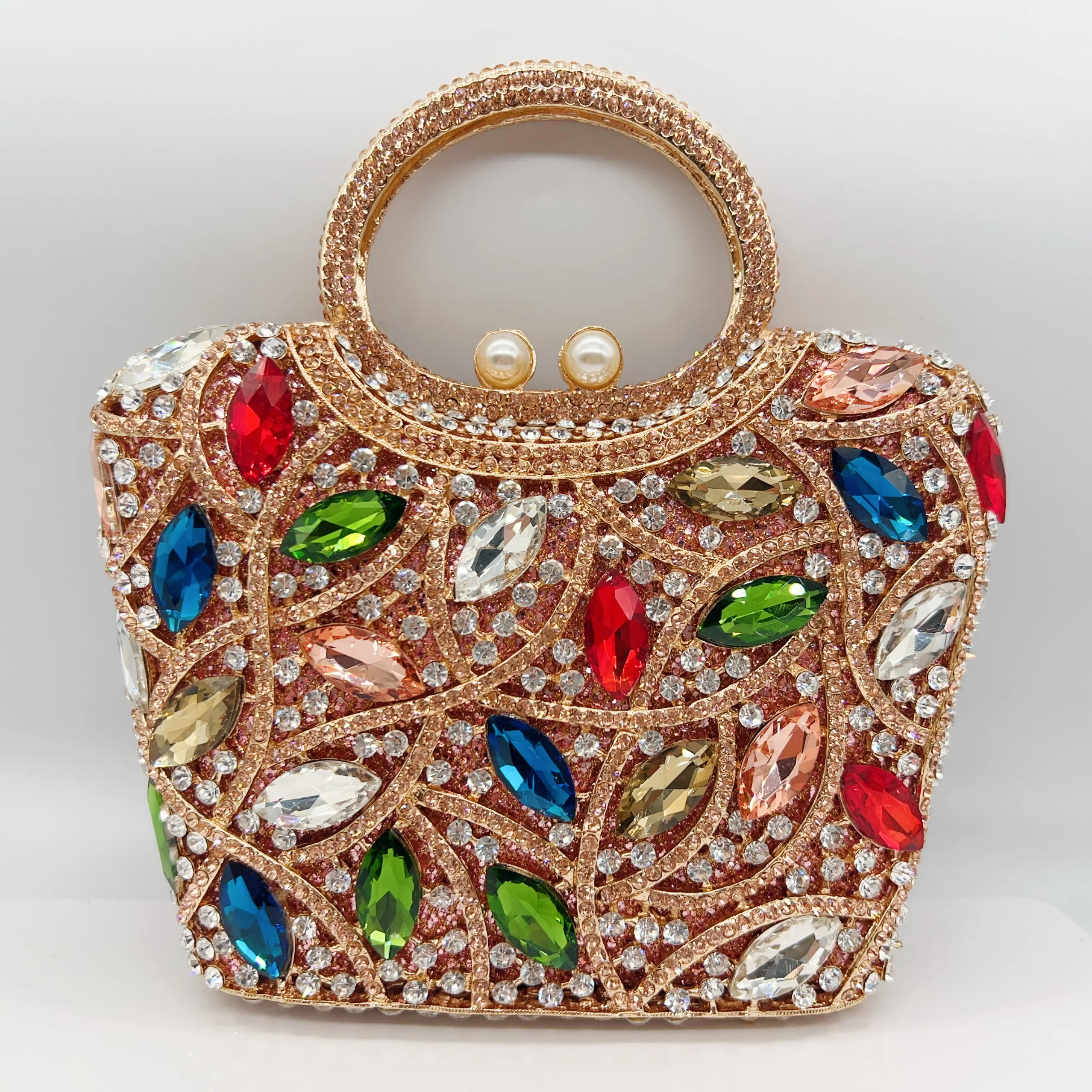 

High Quality Howe Color Tote Diamond Bag, Diamond Wedding Party, Tote Bag, Evening Bag, Crystal Clutch