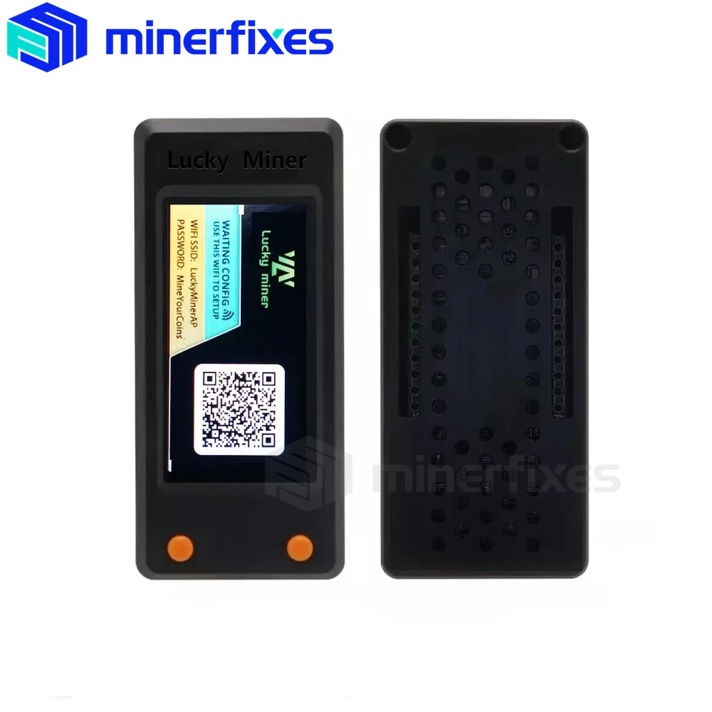 Bitcoin Miner Lucky Miner LV02 74KH/S SHA256 BTC SOLO Mining Miners Lottery Device Crypto Miner ASIC Mining Silent Machine