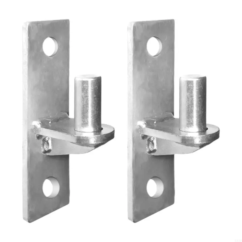 

581E 2 Pack Stainless Steel Gate Hinges for Outdoor Fence Applications