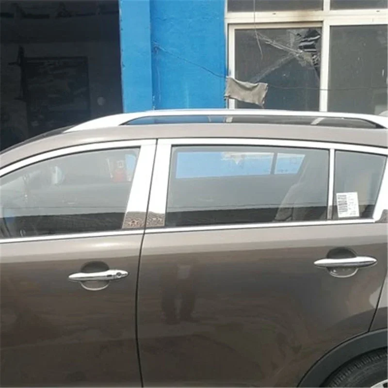

WELKINRY For Kia Sportage SL 3rd Generation 2010-2019 Car Body Door Window Central Middle B C Pillar Column Post Cover Trim