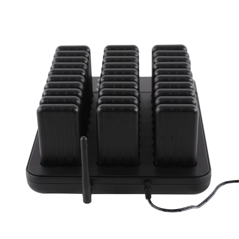 Wireless Restaurant Pager System Waterproof Queue Paging Calling System for Coffee Dessert Shop Food Truck