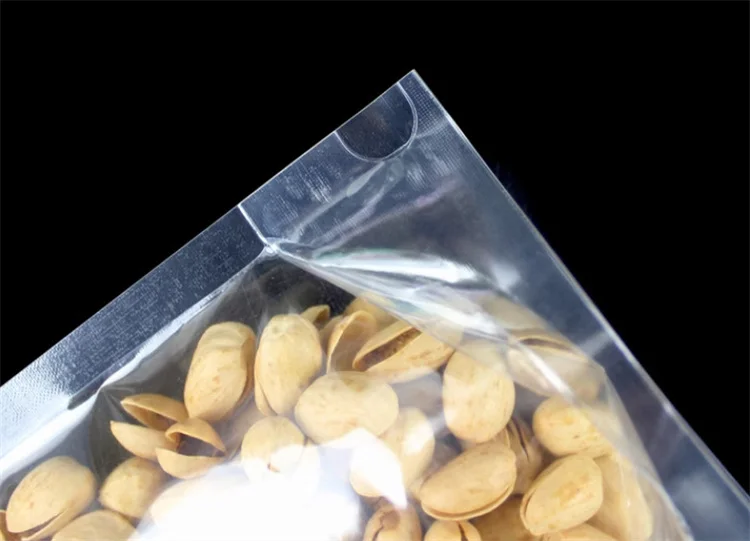 100PCS High Clear Stand up Plastic Zipper Packaging Bag Resealable Snack Sugar Candy Coffee Dried Fruit Gifts Storage Pouches