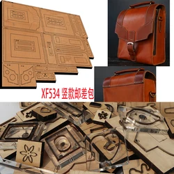 New Japan Steel Blade Wooden Die Vertical messenger bag Leather Craft Punch Hand Tool Cut Knife Mould XF534