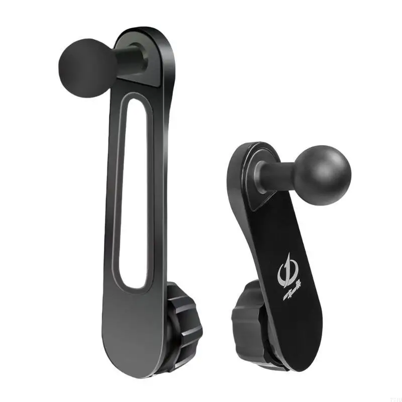 77JD 조절 가능한 17mm 볼 조인트 확장자로드 알루미늄 랙 자동차 통풍구 전화 마운트