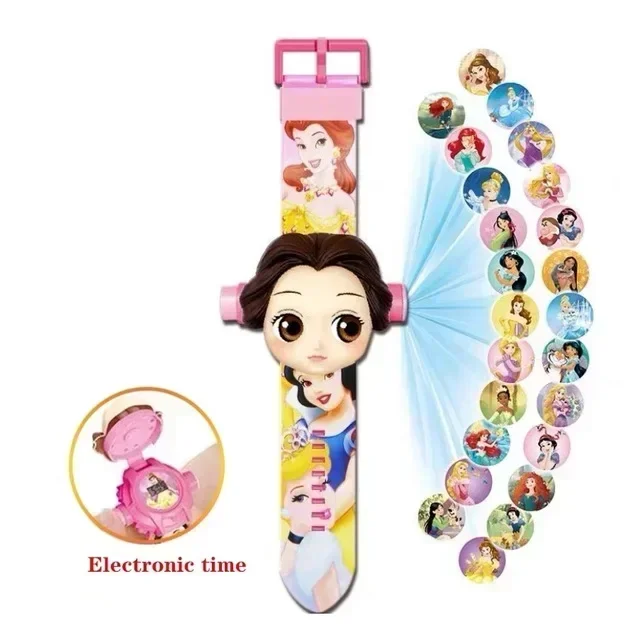 Bandai3D نمط ألعاب أطفال ساعة الكرتون عمل أرقام ساعة إلكترونية غطاء الوجه أنيمي نمط سبايدرمان توهج ساعة معصم