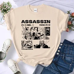 Sakamoto Days shirt teen Colorful graphic Trendy aesthetic kawaii Psychedelic shirt anime Trendy Psychedelic Digital Comfortable